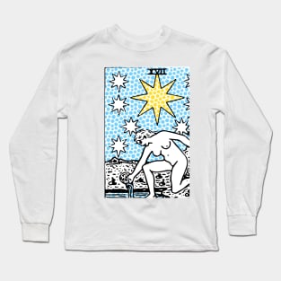 Modern Tarot Print - The Star Long Sleeve T-Shirt